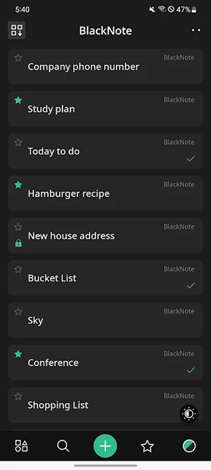 BlackNote笔记APP下载安卓版-BlackNote黑色笔记APP下载免费版v3.1.6